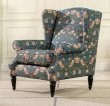 画像1: 輸入家具 シングルソファ いちご泥棒 イチゴ ジェニファーテイラー Jennifer Taylor ウィングバック 36029AC-VI02 送料無料 リビングスタジオ (1)