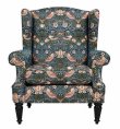 画像3: 輸入家具 シングルソファ いちご泥棒 イチゴ ジェニファーテイラー Jennifer Taylor ウィングバック 36029AC-VI02 送料無料 リビングスタジオ (3)