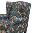 画像6: 輸入家具 シングルソファ いちご泥棒 イチゴ ジェニファーテイラー Jennifer Taylor ウィングバック 36029AC-VI02 送料無料 リビングスタジオ (6)
