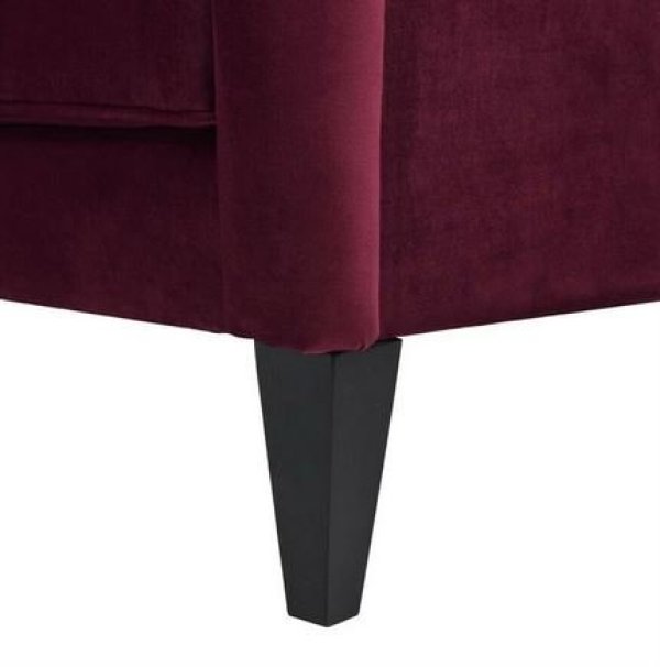 画像8: 輸入家具 ソファ 3人掛け ジェニファーテイラー Jennifer Taylor チェスターフィールド バーガンディ 3シーター 36031SF-884 送料無料 (8)