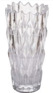 画像1: 輸入雑貨 花瓶 フラワーベース ガラス 12.5×25.5H フラワーポット コンポート クラシック モダン 姫系 85212FV 直輸入 リビングスタジオ (1)
