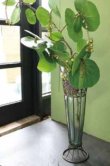 画像3: 輸入雑貨 Metal glass Vase トールリーフ フラワーベース PGC-17 花瓶 アイアン ガラス ハンドメイド アンティーク風 NUH 送料無料 (3)