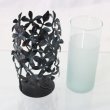 画像2: フィリピン製 輸入雑貨 ジャスミン スモークガラス Vase 花瓶 シャビーシック アンティーク風 フラワーベース PIE-251 直輸入 リビングスタジオ (2)