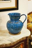 画像10: イタリア製 輸入雑貨 花瓶 フラワーベース ブルー ピッチャー 水差し アンティーク風 603-30BL 送料無料 直輸入 リビングスタジオ (10)