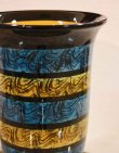 画像3: イタリア製 輸入雑貨 花瓶 フラワーベース ブルー 黄色 シンプル クラシック アンティーク風 656-25BY 送料無料 直輸入 リビングスタジオ (3)