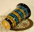 画像8: イタリア製 輸入雑貨 花瓶 フラワーベース ブルー 黄色 シンプル クラシック アンティーク風 656-25BY 送料無料 直輸入 リビングスタジオ (8)