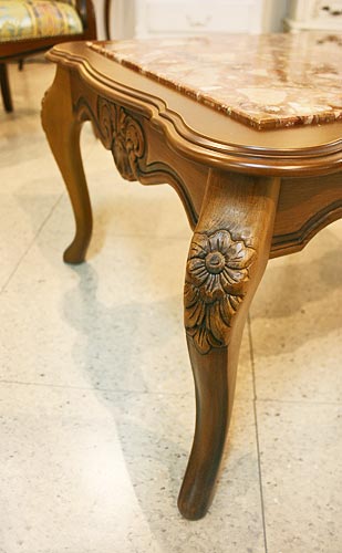 イタリア製 輸入家具 サイドテーブル 花台 大理石 ガリンベルティ