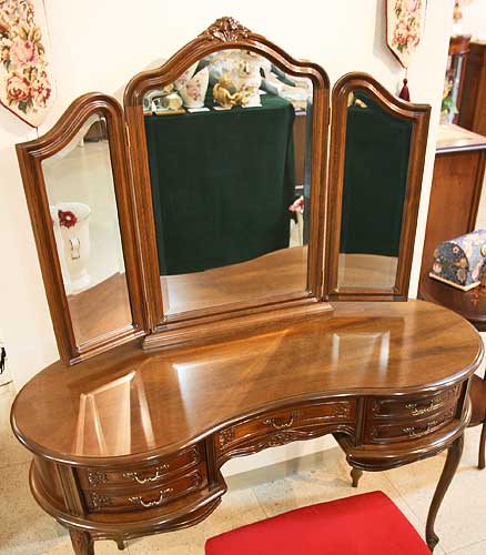 イタリア製 輸入家具 ドレッサー 鏡台 三面鏡 リビングスタジオ 直輸入 