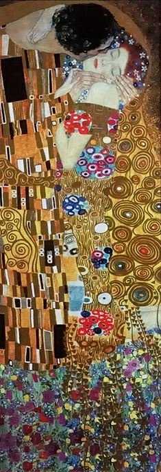 イタリア製 クリムト Gustav Klimt 接吻 キス 絵画 額絵 絵 名画