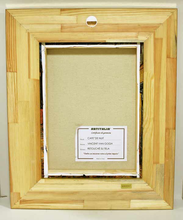 イタリア 額絵 アートフレーム 夜のカフェテラス ゴッホ 4030-190G イタリア製 輸入雑貨 額絵 アートフレーム ヴィンセント ゴッホ