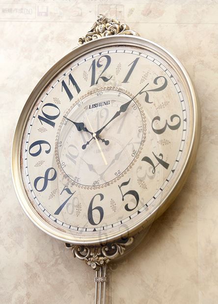 輝く高品質なイタリア 壁掛け時計 ウオールクロック アンティーク調