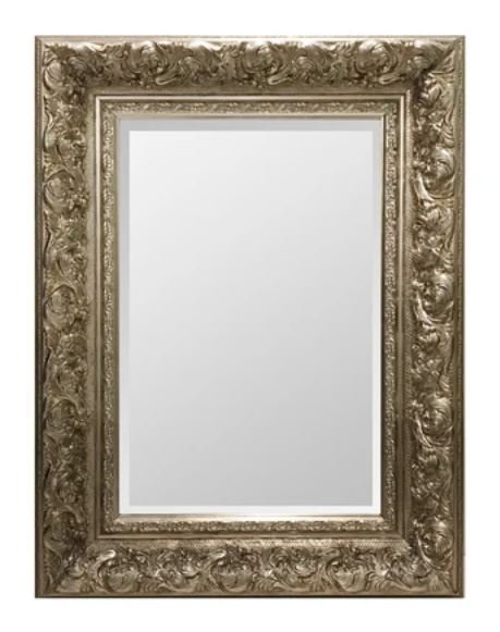 輸入雑貨 ミラー クラシック アンティーク風 シャンパンゴールド シャビーシック イタリア風 47X62 XR-5595-45 縦横 送料無料 直輸入 リビングスタジオ