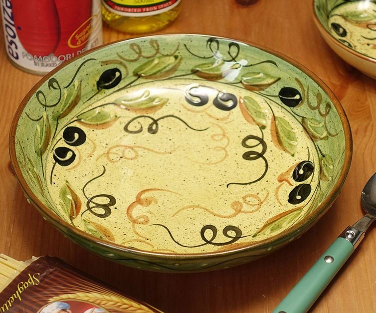 ポルトガルのカトラリー柄の丸皿